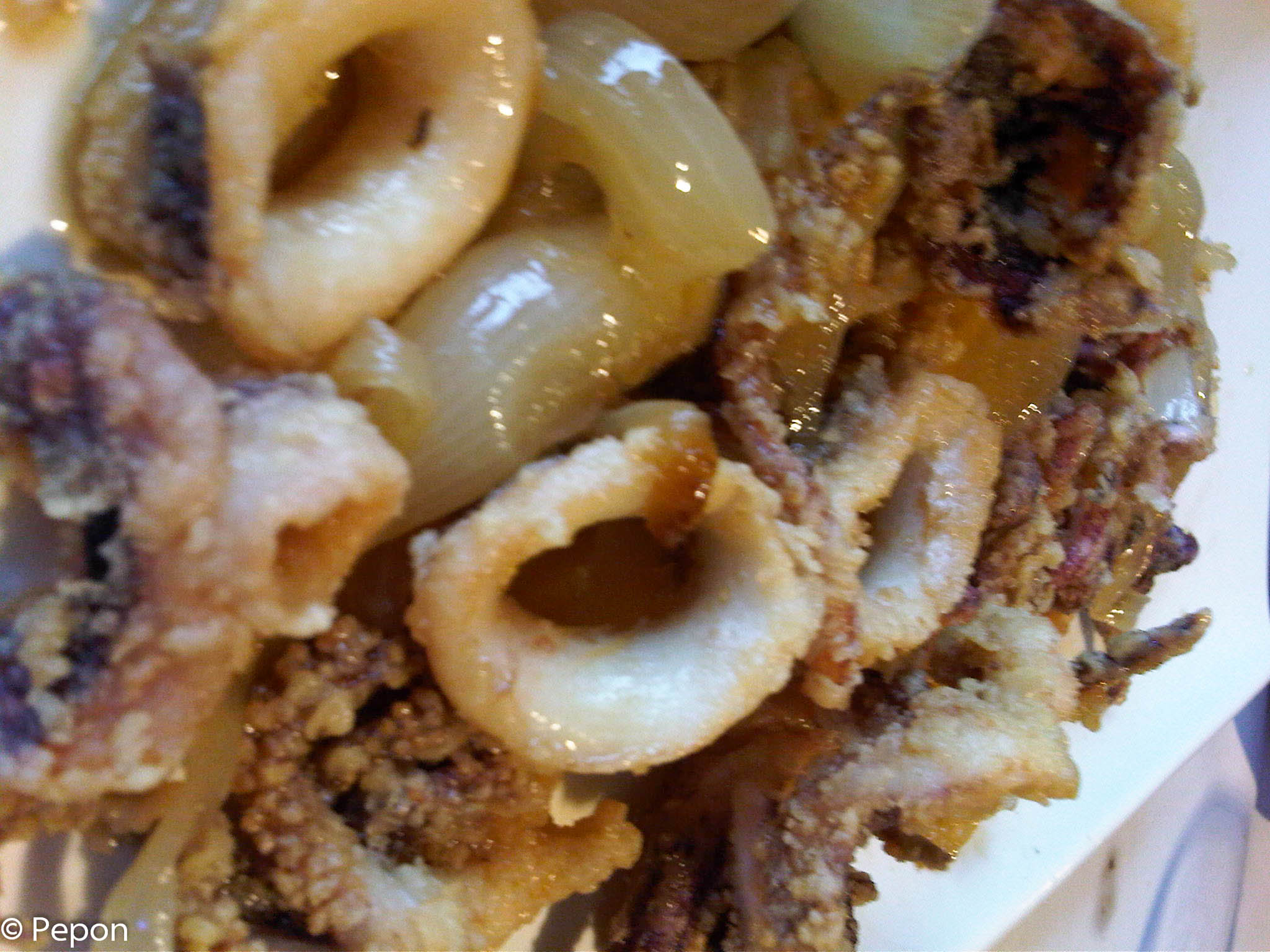 D'Berto Calamares encebollados