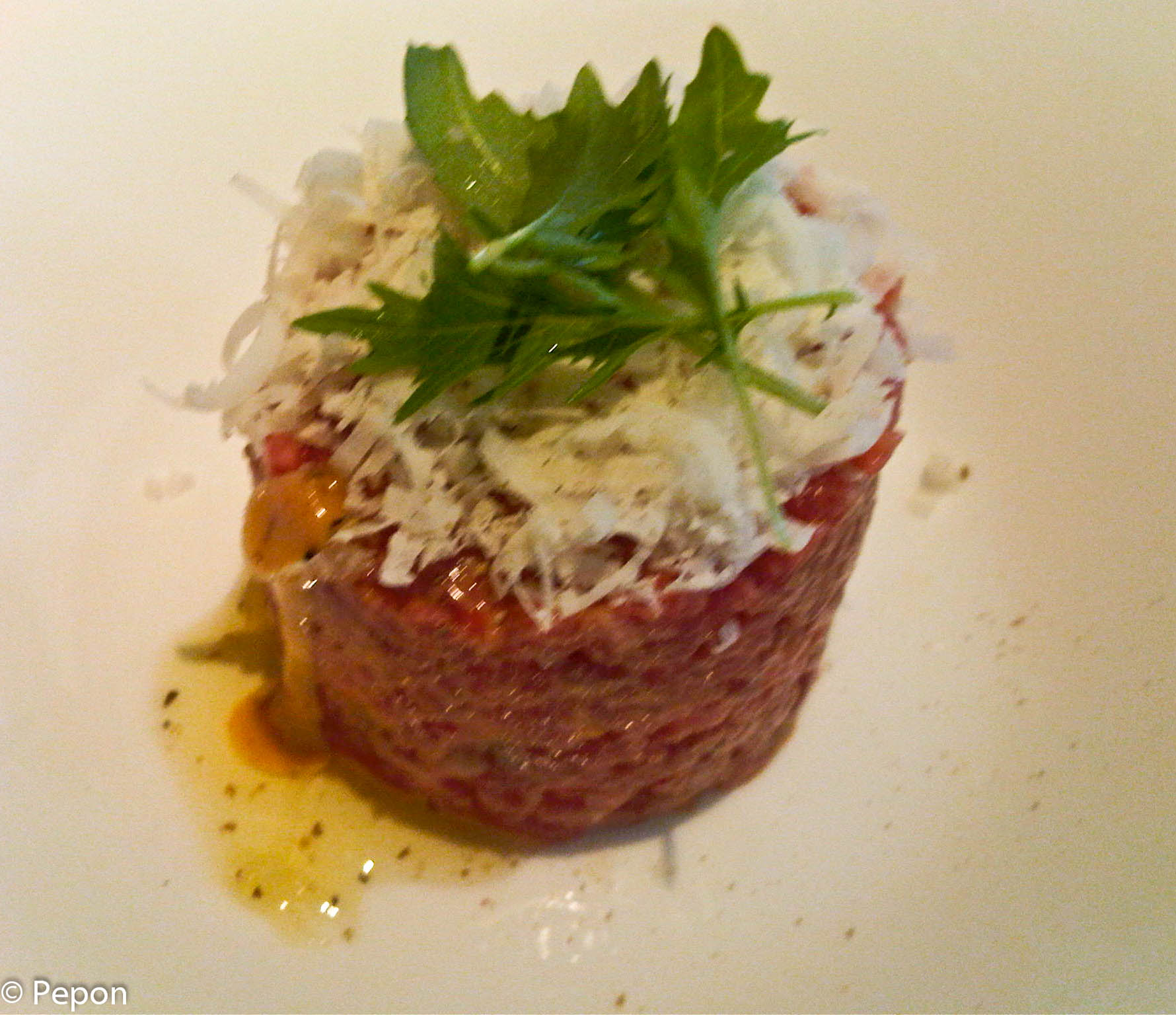 Maruja Limón en Vigo Steak Tartar