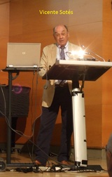 Vicente Sotés durante su presentación