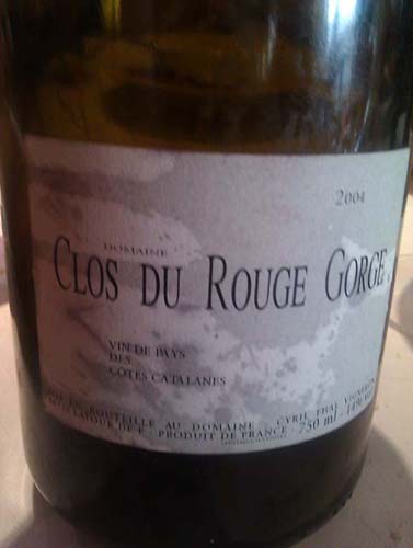 Clos  du Rouge Gorge 2004