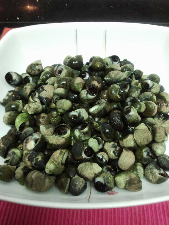 Unos caracolillos.