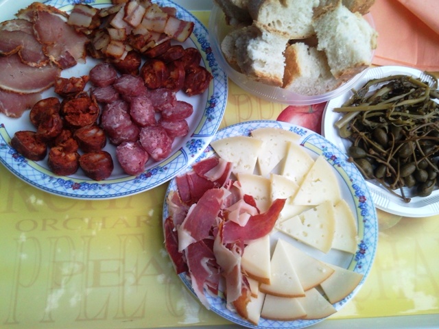 El primer aperitivo...