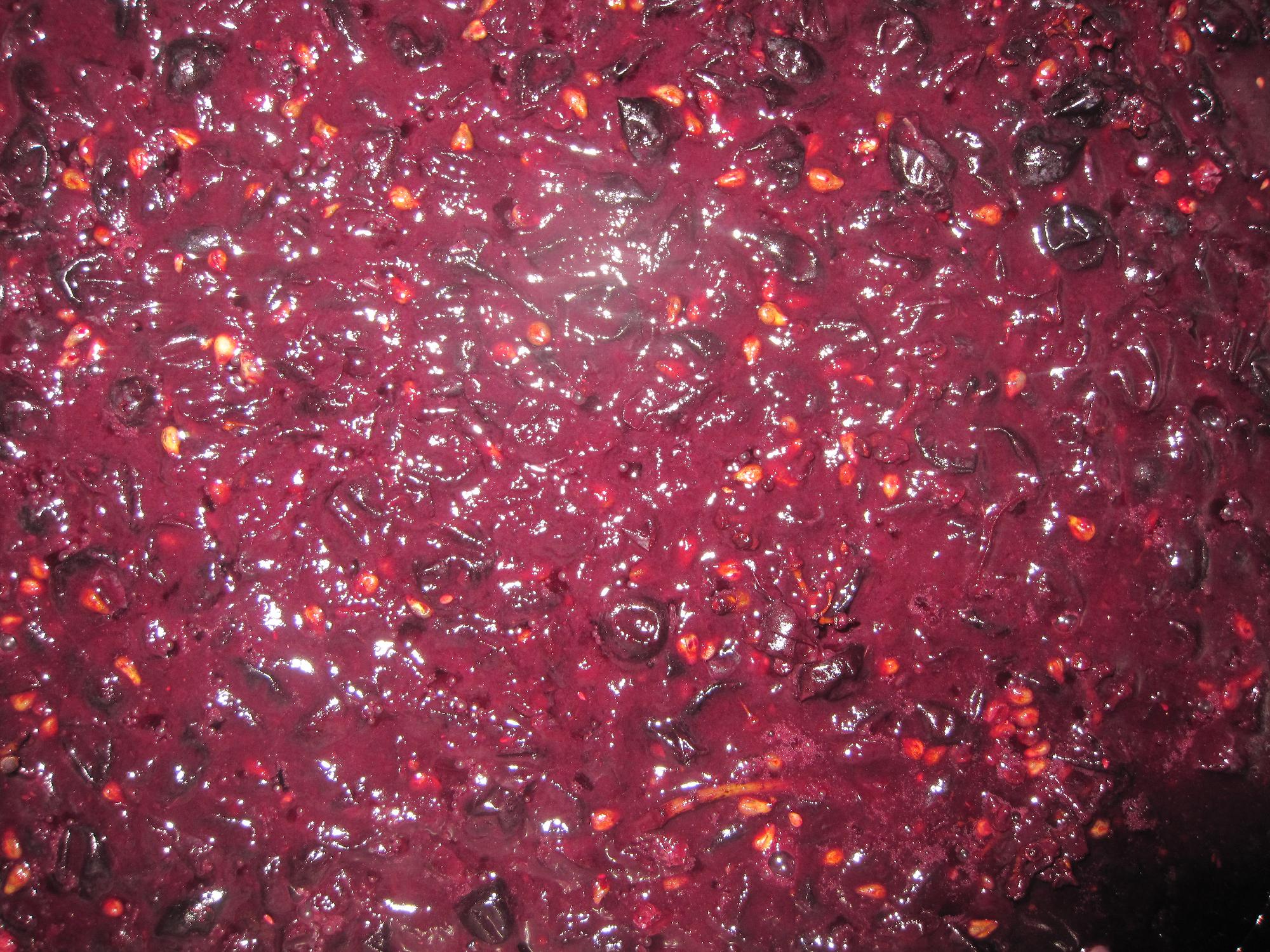 Uvas  fermentando