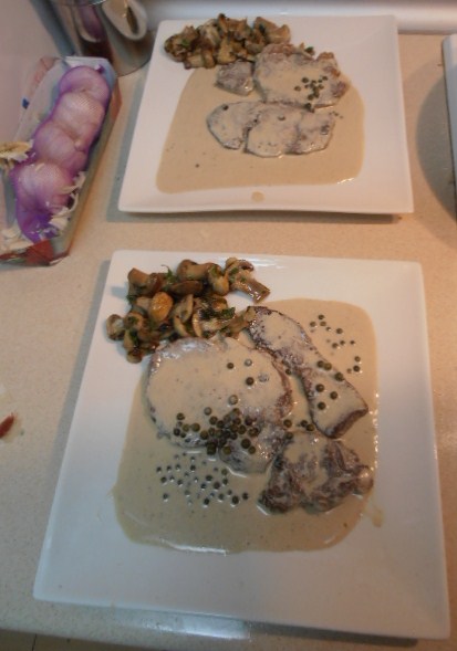 Solomillo de Cerdo a la Pimienta Verde