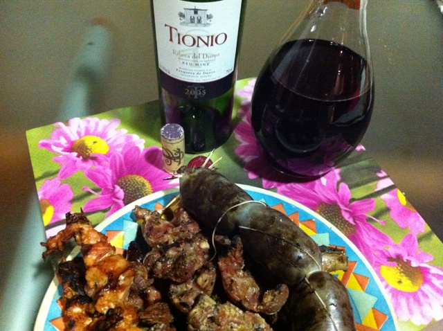 Otra barbacoa en casa...la otra fue de vacances en Caravaca.