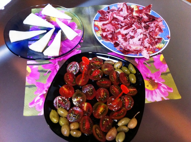 Y el jamoncico que no puede faltar...ala, mañana más.