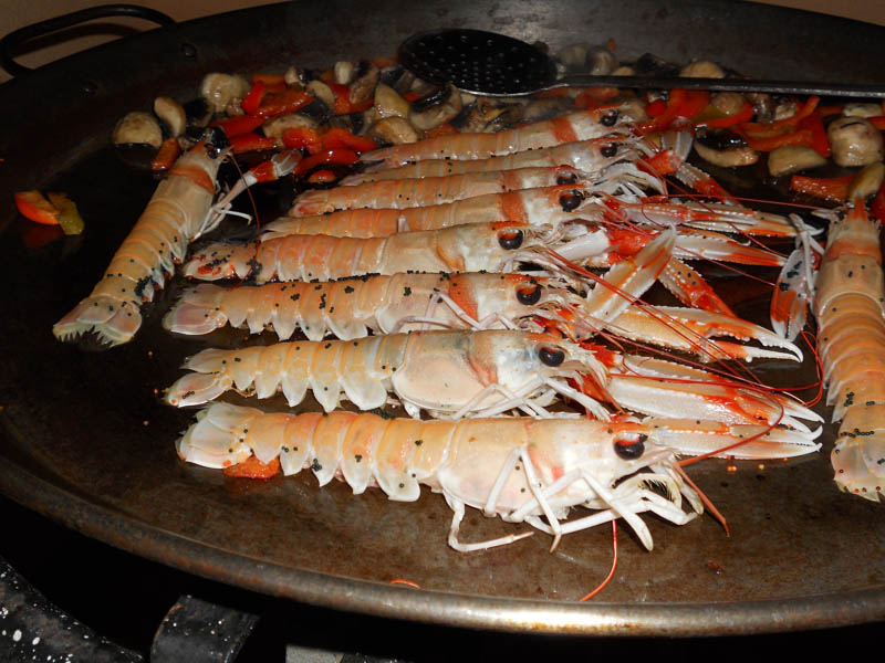 Cigalas de la lonja de Xàbia