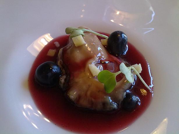 Mina Ostra Gillardeau en chutney de ciruela