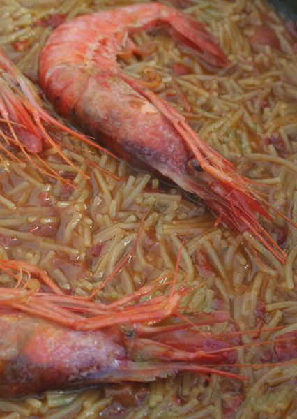 Venere en Aldaia / Aldaya Rossejat de fideo fino y gambas rojas