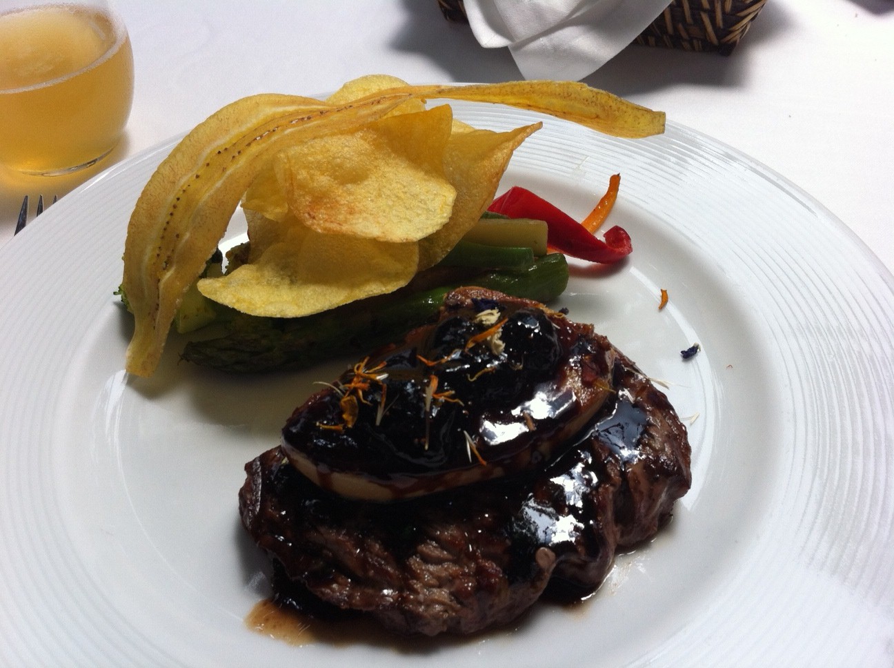 Restaurante Almar Solomillo al foie