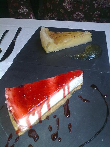 Restaurante Kalaka en Bilbao postres muy ricos