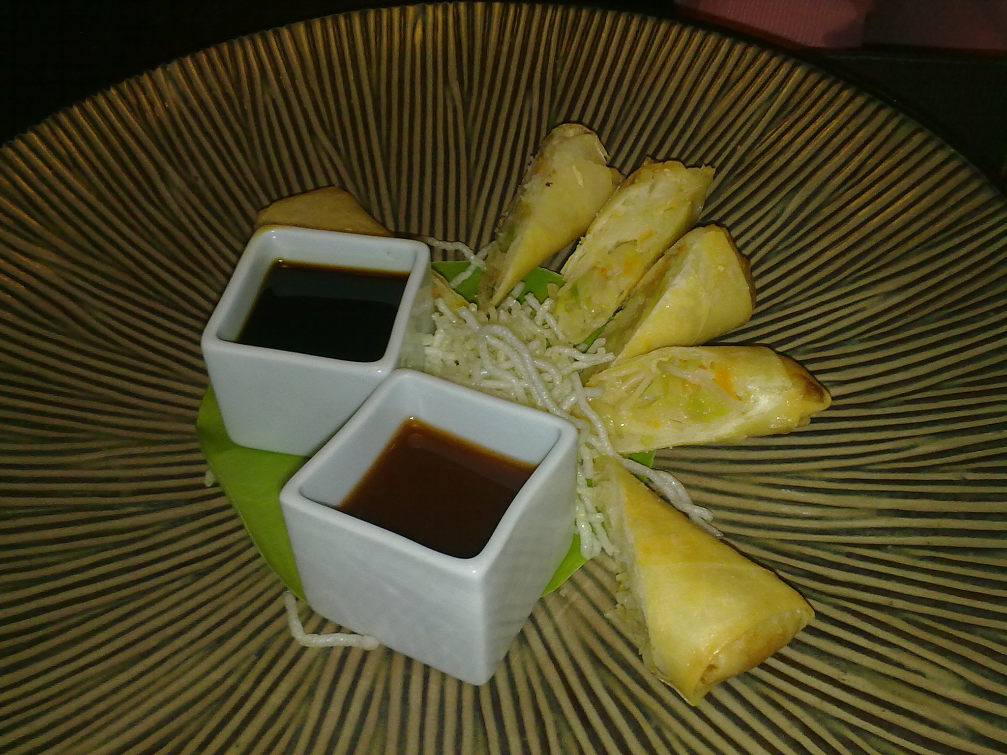 Rillito de verduras con tofu