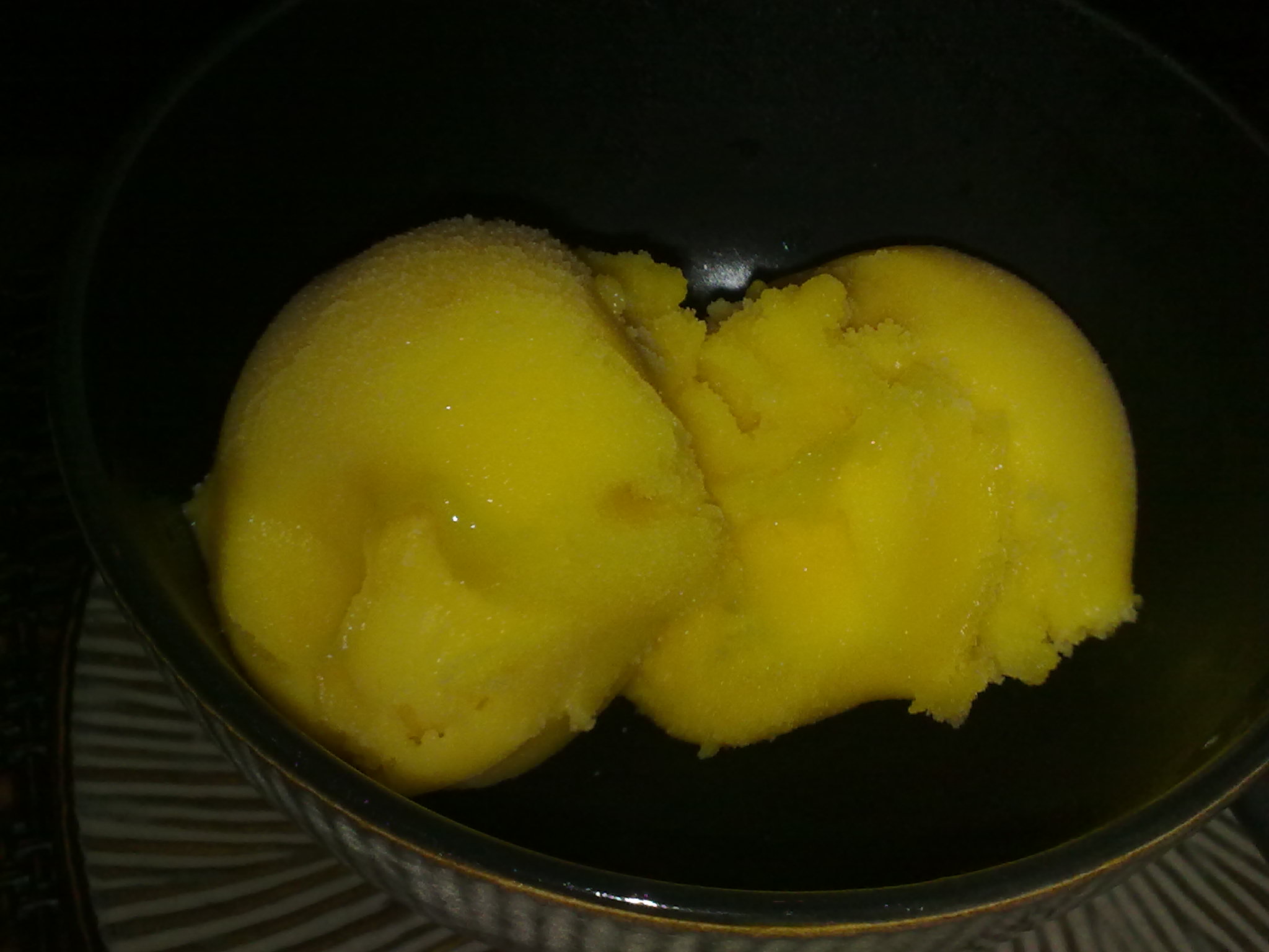 Sorbete de mandarina