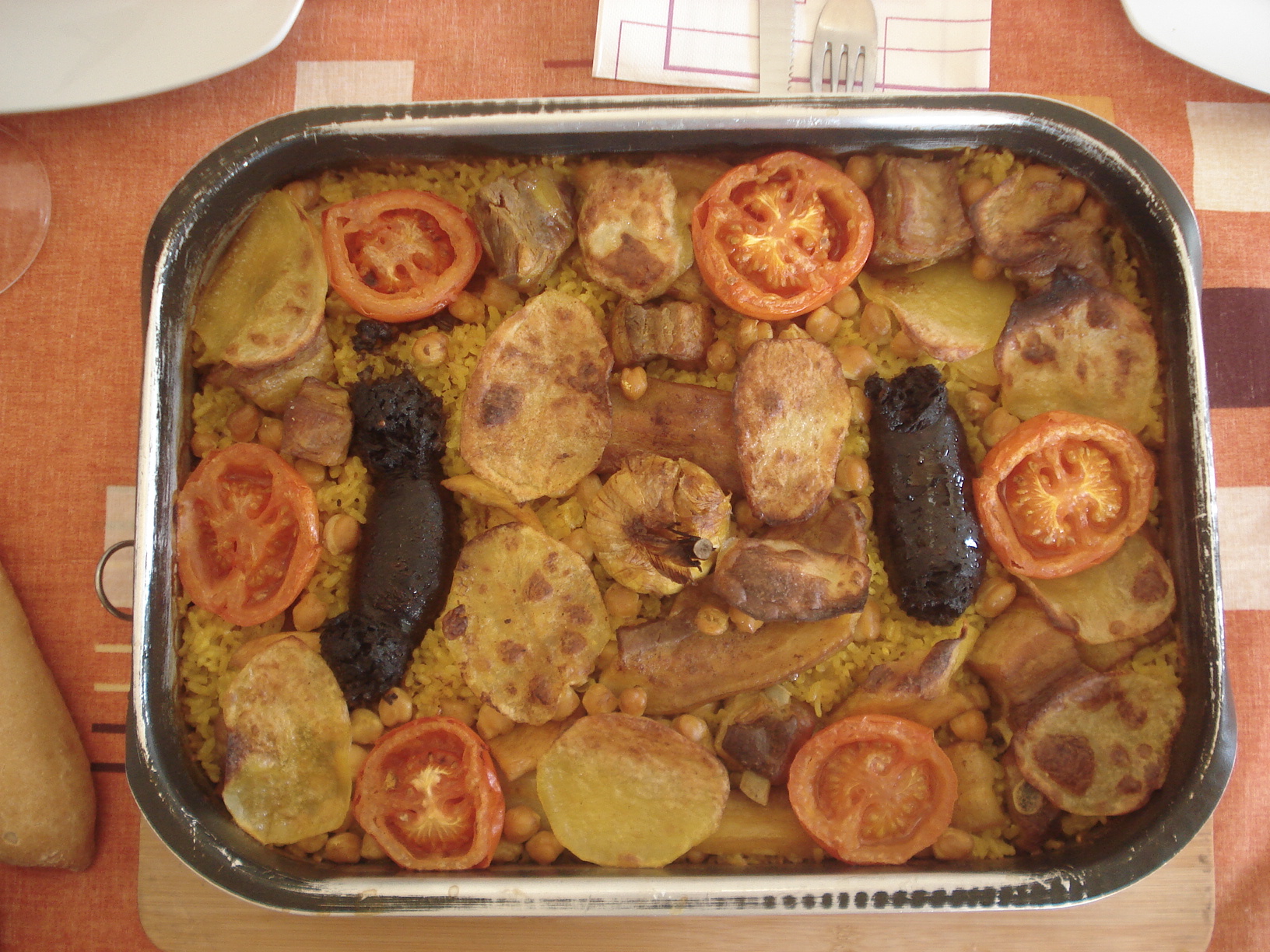 Con un arrocito al horno...