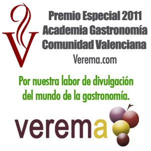 Premio Especial Academia Gastronomia CV 2011