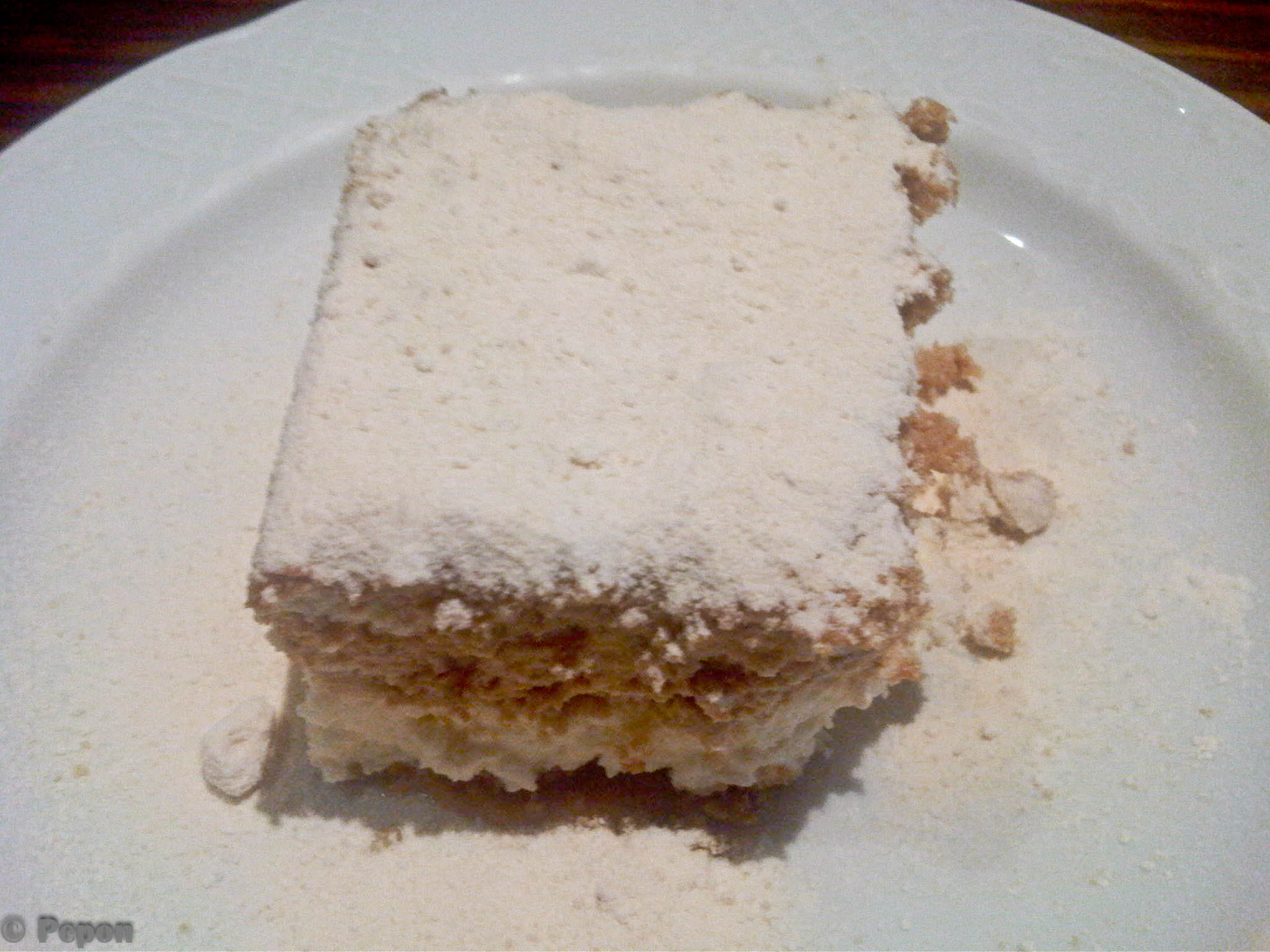 El novillo precoz Tarta Casera de Nueces y Nata