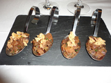 Allo e Aceite en Pontevedra Tartar de atún, entrante de la casa