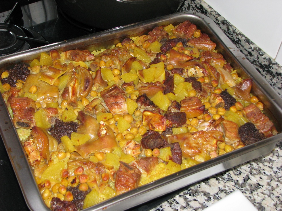 Arroz al horno