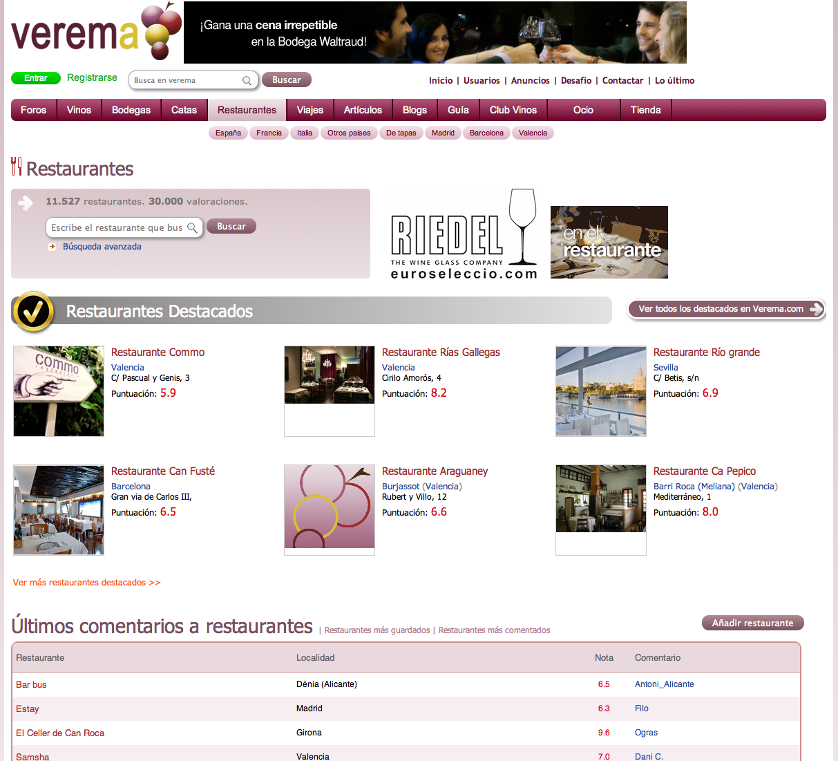 Restaurantes