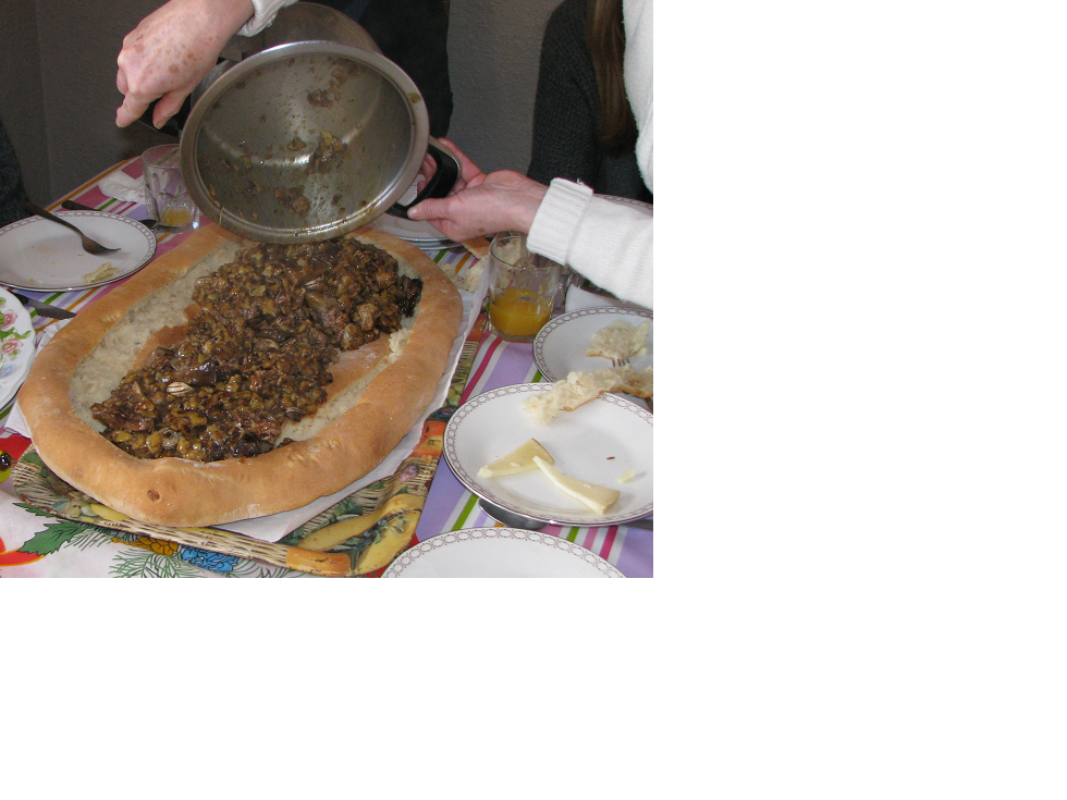 Ponemos los gazpachos sobre la coca