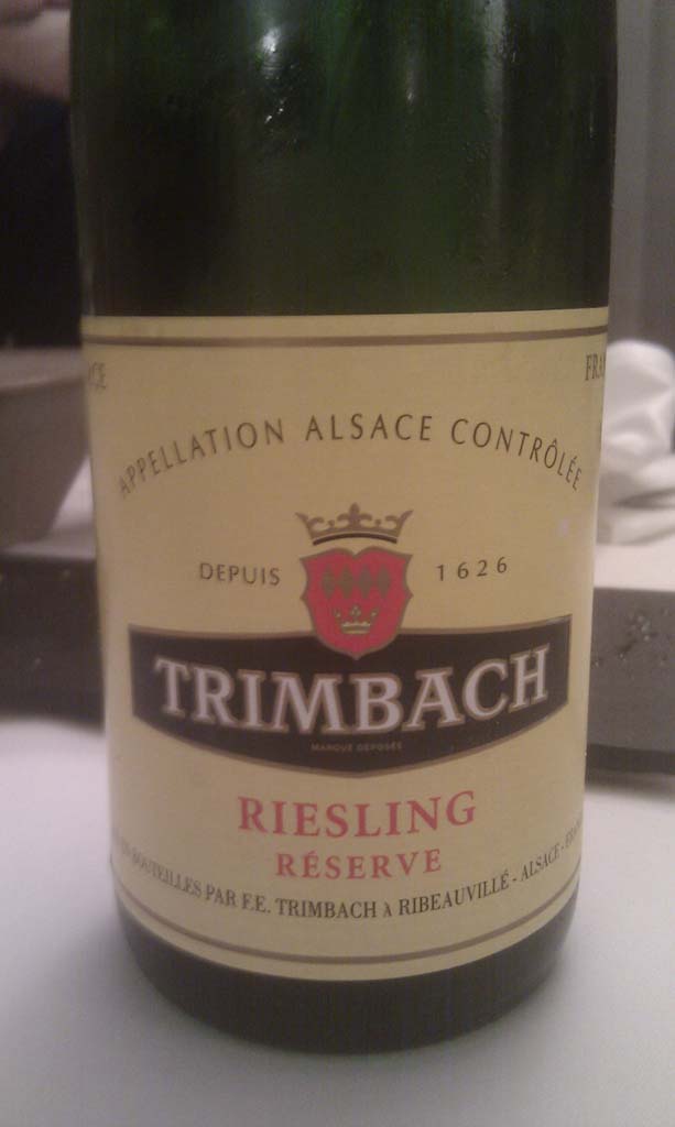 Fresco y muy rico una vez más este Riesling Alsaciano