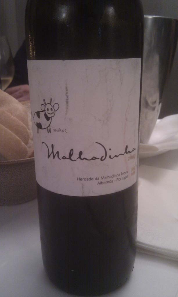 Malhadinha Branco 2007. Alentejo en todo su esplendor.