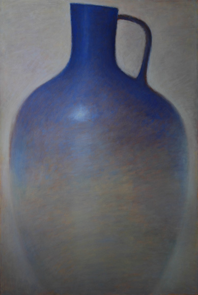 Ánfora Azul, óleo sobre lienzo, 122x183 cm