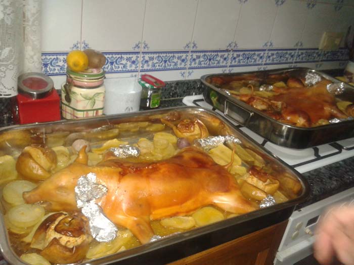 Cochinillos al horno