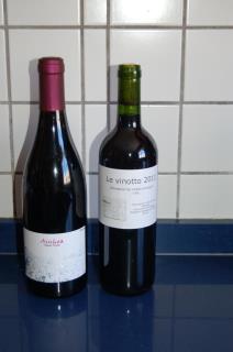 Un par de vinos protagonistas del hilo