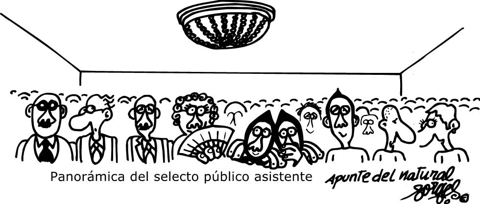 Los foreros, en un acto de Verema....