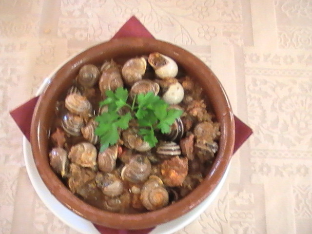 Restaurante en Catarroja caracoles picantes