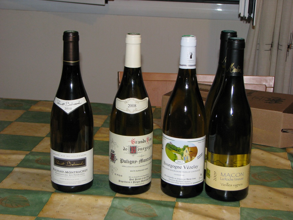 Chardonnays de la Côte, Mâcon, Vezelay...