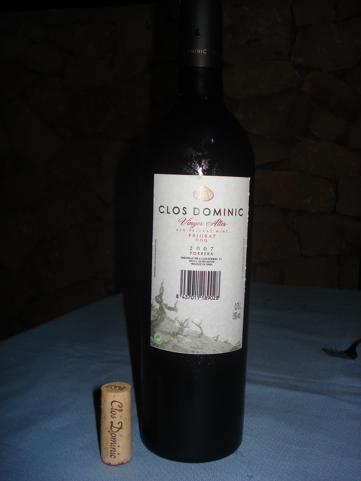 Clos Dominic Vinyes Altes 2007. Una joya.