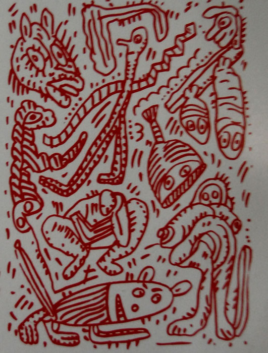 Fragmento de Javier Pagola (Serigrafia de Javier Cebrián)
