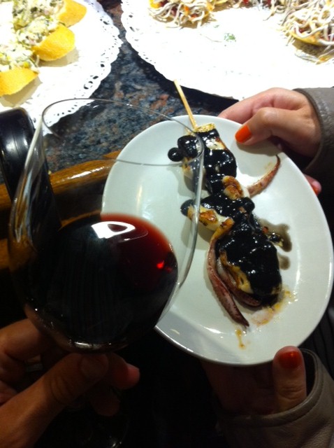 La Brocheta de Chipirón del Gandarias
