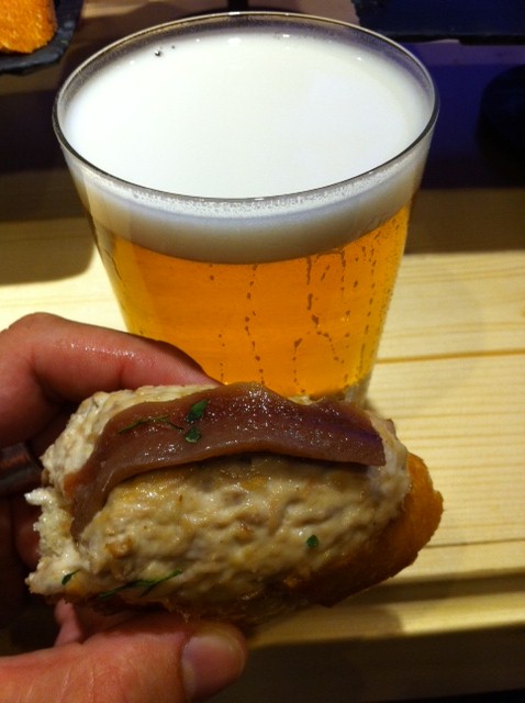 txaca y anchoa del Nagusia Lau