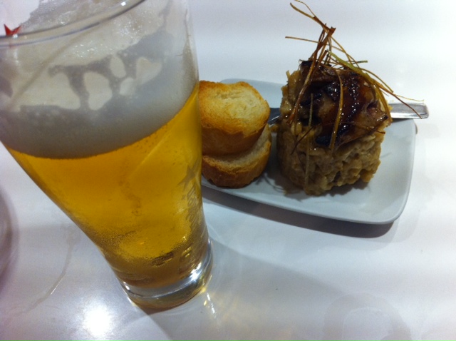 El risotto de foie y hongos del bar Bergara