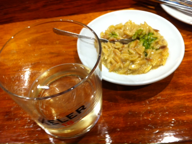 El risotto de La Cuchara de San Telmo