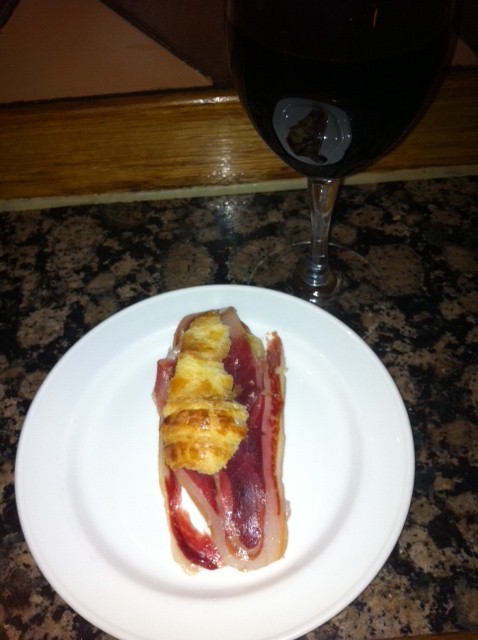 El croissant de jamón del Gambara