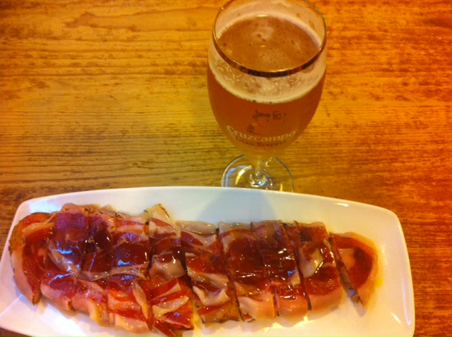La tosta de jamón del Nagusia Lau