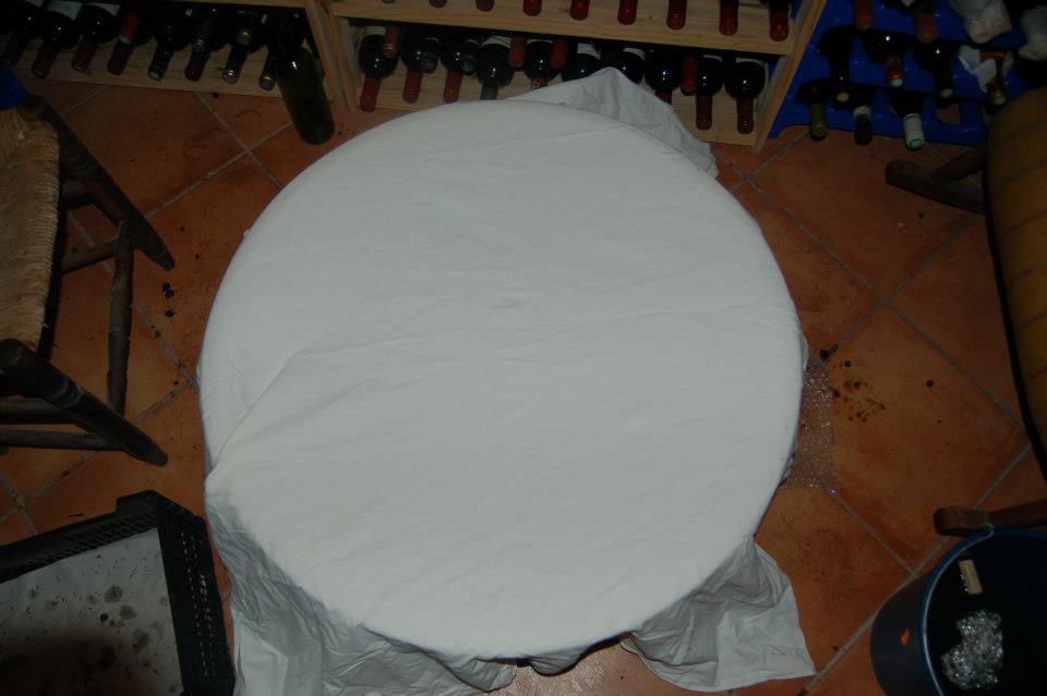 Tapamos con una sábana y a esperar.