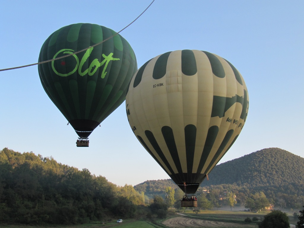 Despegando en La Garrotxa