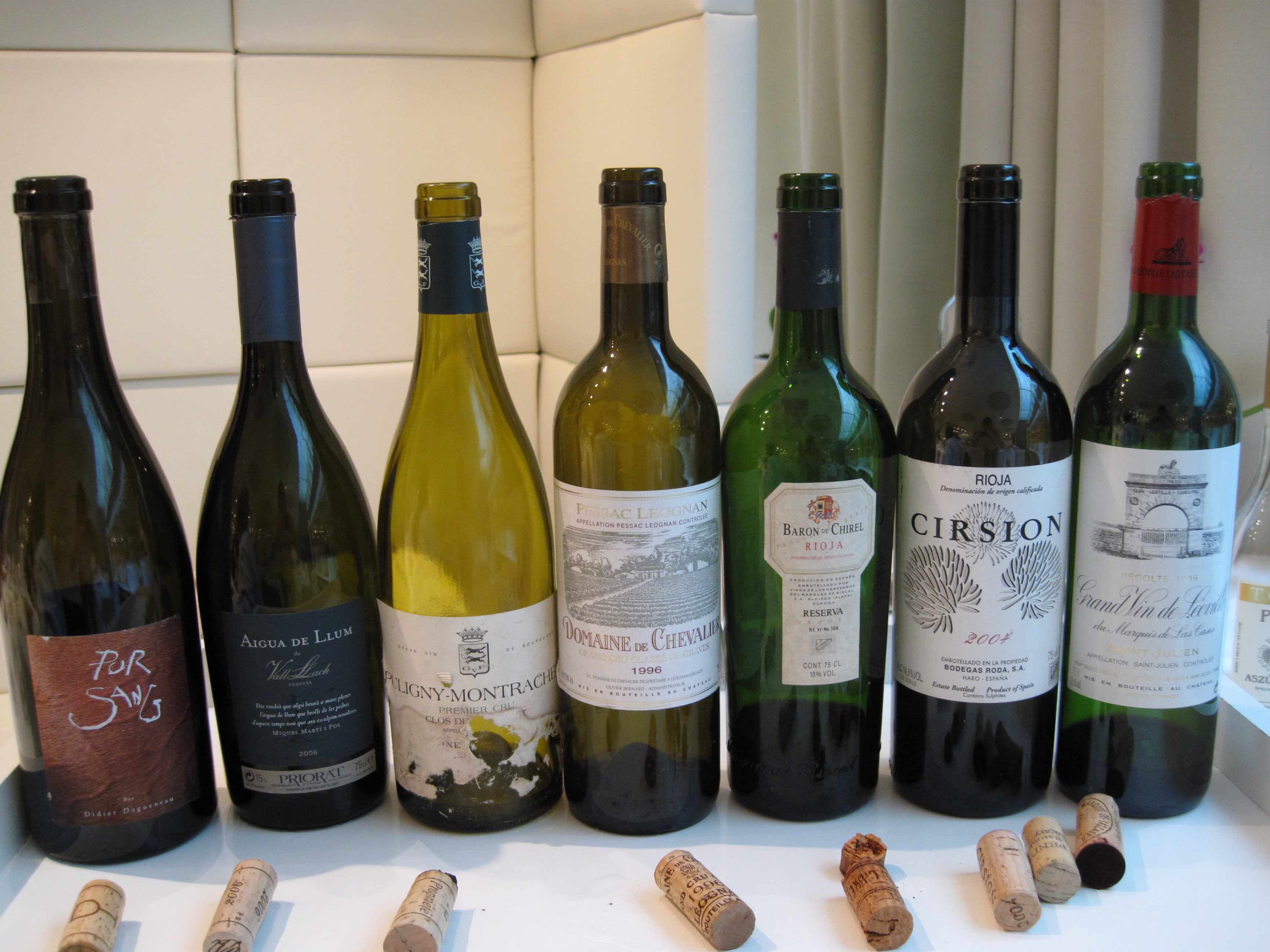 Restaurante en Barcelona vinos tomados