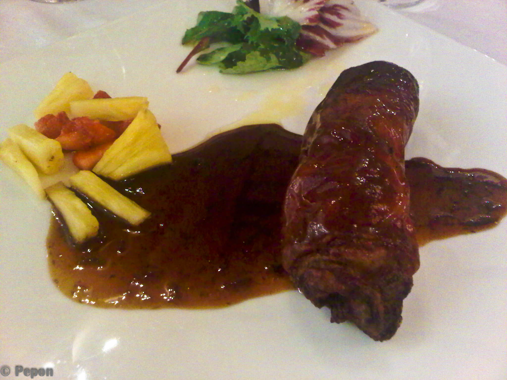 Casa Vallecas en Berlanga de Duero Rulo de Cochinillo con Salsa Agridulce