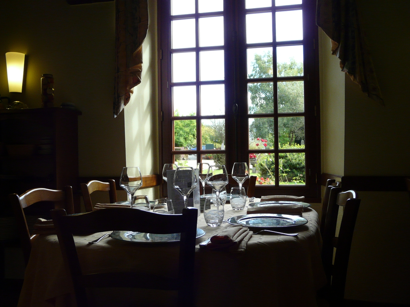 Restaurante Manoir de L'Acherie Interior restaurante