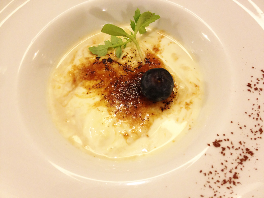 Malkebien en Valencia Sopa de chufa y coco con torrija