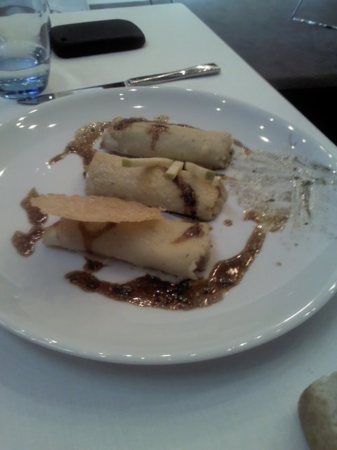Alma del Temple Canelones de pollo de corral y manzana