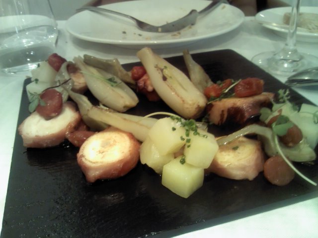 Restaurante en Valencia Pulpo parrillado
