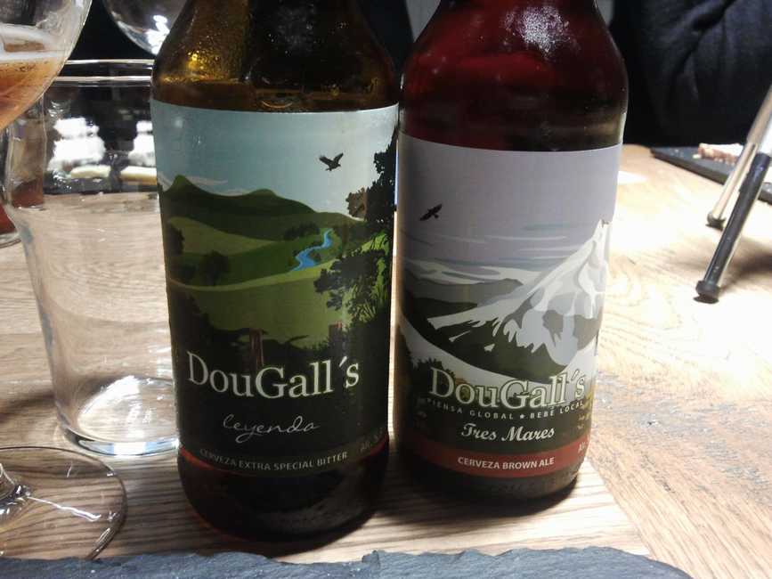 Cervezas Dougall´s.