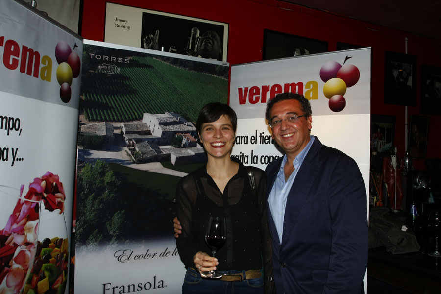 Jose L. Contreras (Verema) y Nuria Barrachina (Bodegas Torres)